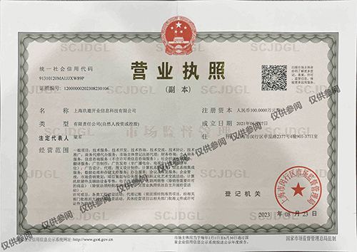 代辦上海營(yíng)業(yè)執(zhí)照需要多少錢?